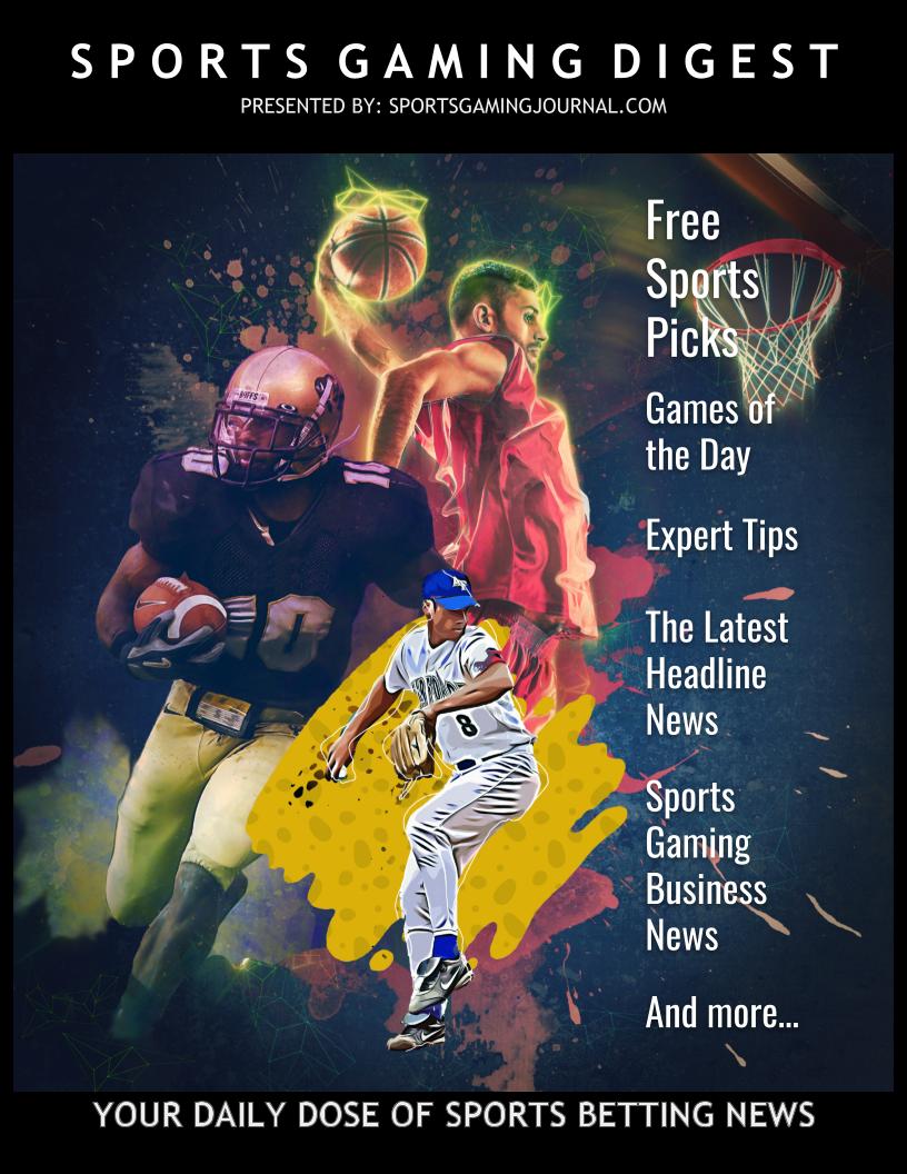 Sports Gaming Digest digital daily magazine